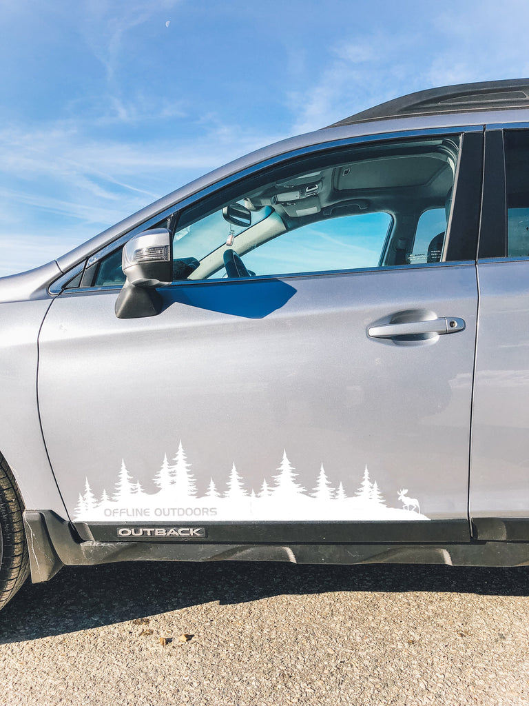 Pine Tree Forest Decals