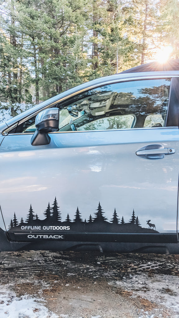 Pine Tree Forest Decals