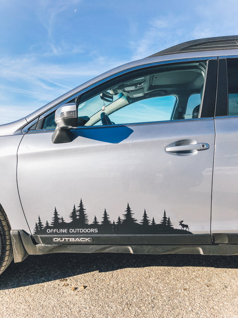 Pine Tree Forest Decals