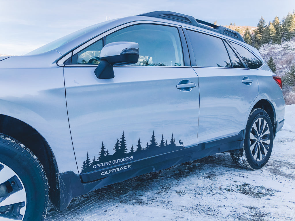 Pine Tree Forest Decals